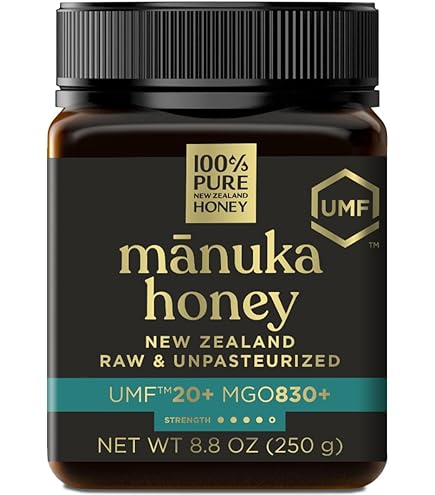 Amazon.com : Egmont New Zealand Mānuka Honey UMF 12+ – Raw