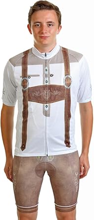 lederhosen cycling jersey