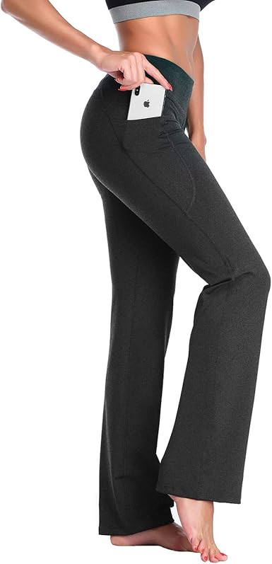 bootcut leggings with pockets