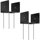 FMhotu 8x8 Concrete Post Base(2 PCS), Deck Post