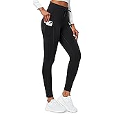 Ewedoos Fleece Lined Leggings Women Water Resistant Winter Thermal Leggings with Pockets Tummy Control Warm Hiking Yoga Pants