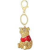 Disney Keychains Pave Crystal Official License, Marie, Winnie the Pooh, Mickey, or Minnie Mouse, Mother's Day Gifts
