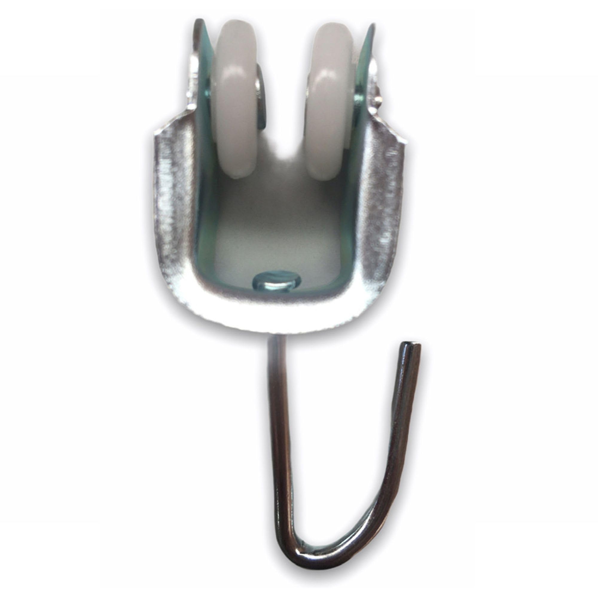 Tele Awning Pulley Rail for Outdoor Awning Curtain Bag of 5 Hooks (Silver Color)