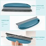 MOECSHSY Pro Lint Remover Carpet Scraper Tool Reusable Pet Hair Remover view 4