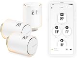 Netatmo Pack 3 Smart Radiator Valves NBU-NAV-EU Compatible with Smart Thermostat