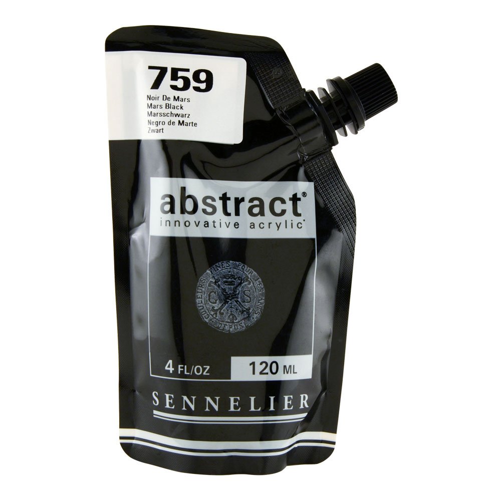 Abstract Acrylic Mars Black 120Ml