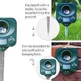 Pestbye Twinpack Solar Cat Repellent Ultrasonic Ground Stake Grounding view 6