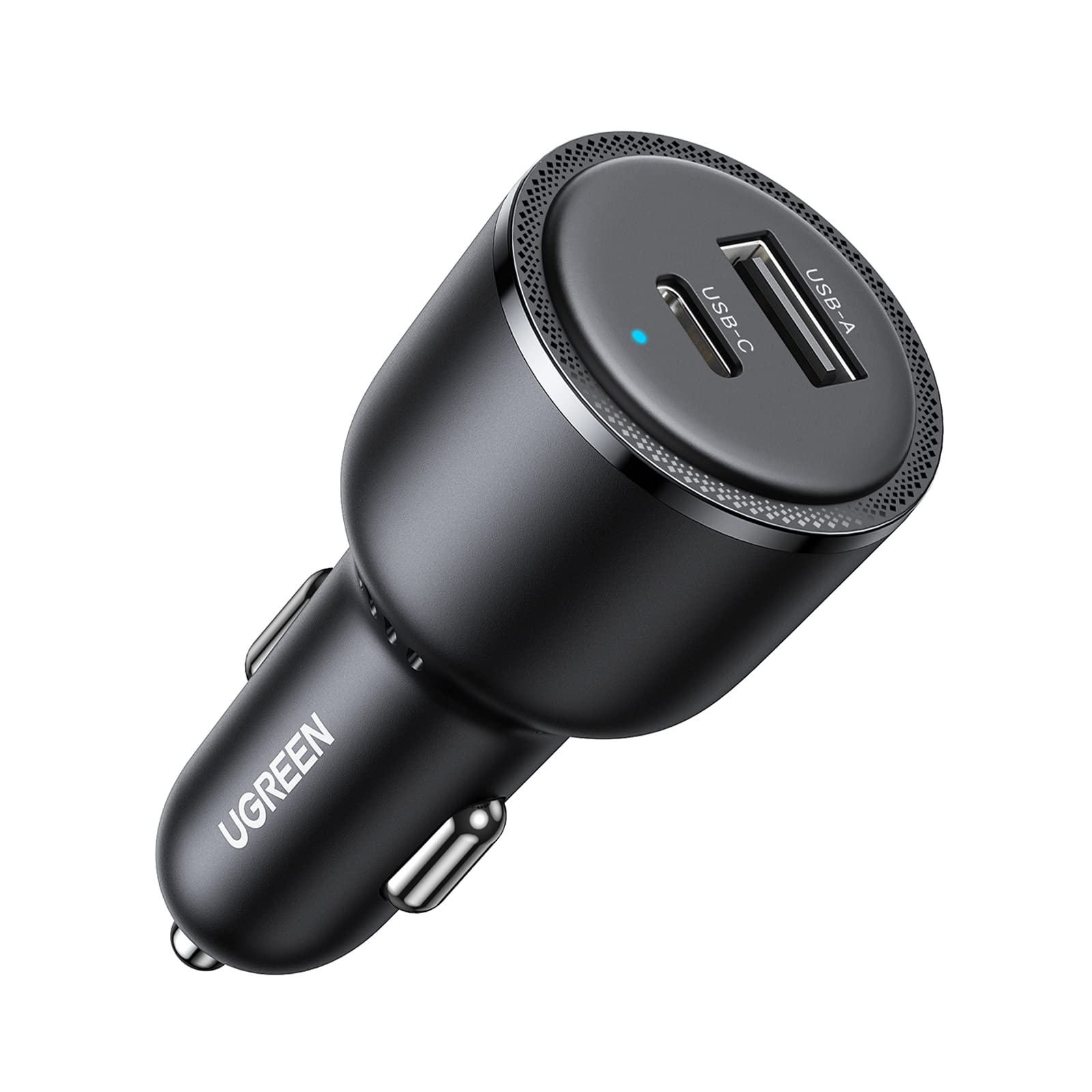 UGREEN 63W USB C Car Charger Adapter, PPS 45W Super Fast Charging 2.0 Type C Car Charger Cargador para Carro, Dual USB C for iPhone 17/16/15/14/13/12, Galaxy S24/S23/S22/Series, iPad, MacBook