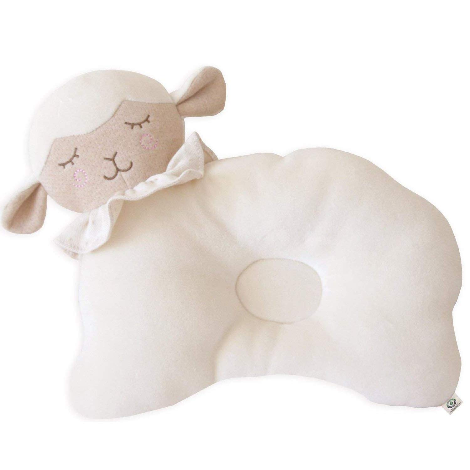 organic cotton baby protective pillow