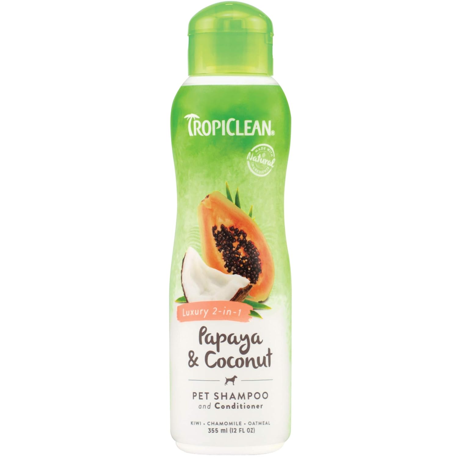 Tropiclean Shampoo, Papaya Coconut, 355 ml Amazon.in Pet Supplies