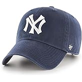 '47 New York Yankees Adjustable Cap Clean Up MLB, New York Yankees Navy Cooperstown, One Size