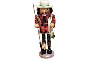 Santa's Workshop 70201 Bass Fisherman Nutcracker, 14.5",
