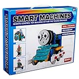 4-in-1 RC Robot Kit for Kids and Adults - STEM Toy Making Set, Building Blocks, No Soldering Required - Model SM1701 - Train, Firetruck, Skier and Duck (Easy to Medium Difficulty)