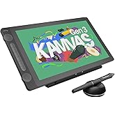 HUION KAMVAS 16 (Gen 3) Drawing Tablet with Screen, 15.8 inch 2.5K QHD Art Tablet with Full Laminated Anti-Sparkle Glass,99% 