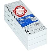 Pyramid Time System - Authentic Cards [44100-10PK3] for 4000, 4000ProK, 4000HD, 5000 & 5000HD Series, Sheets for Auto Totalin