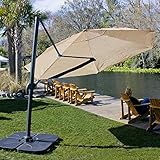 Coolaroo Cantilever Umbrella Round 12' Mocha