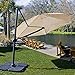 Coolaroo Cantilever Umbrella Round 12' Mocha