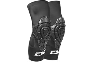 TSG Knee Sleeve Joint, Crash Protection, Bicycle, Skating, Lycra Sleeve, Softshell, PU Foam Padded, Lightweight, Flexible, Anti Slip, Washable, All Mountain, Trail, Swiss Design, Black