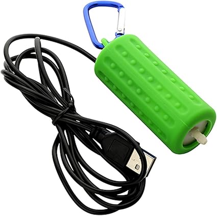 Amazon Usb 給電式 釣り 用 エアー ポンプ 生餌 保管 ブクブク 魚 フィッシング 海 川 釣具 ツール 道具 アウトドア レジャー コンパクト カラビナ 小型 サイズ 便利 吊る 空気 送り カンタン 簡単 持ち運び カラー ランダム