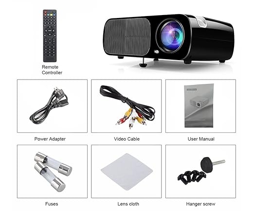 Proyector de vídeo HD, Proyector de cine en casa Ogima BL20, 2600 ...