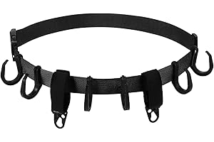 Treestand Strap Hangers, Multi-Functional Tree Stand Bow Holder with 2pcs Olecranon Hooks 6pcs Hooks Saddle Hunting Accessori