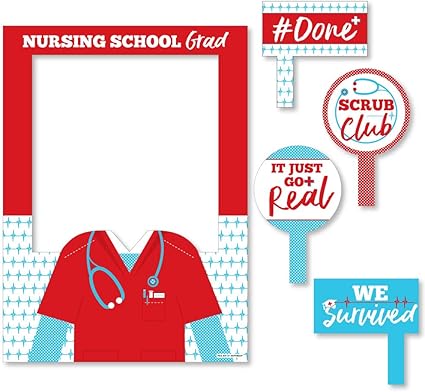 Amazon Com Big Dot Of Happiness Nurse Graduation Medical