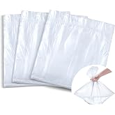 100 Pcs Disposable Foot Tub Liner Portable Bath Bags Plastic Pedicure Spa Bags Thin Large Foot Bath Liners Disposable Spa Hotel Home Use, 25 x 23 Inches