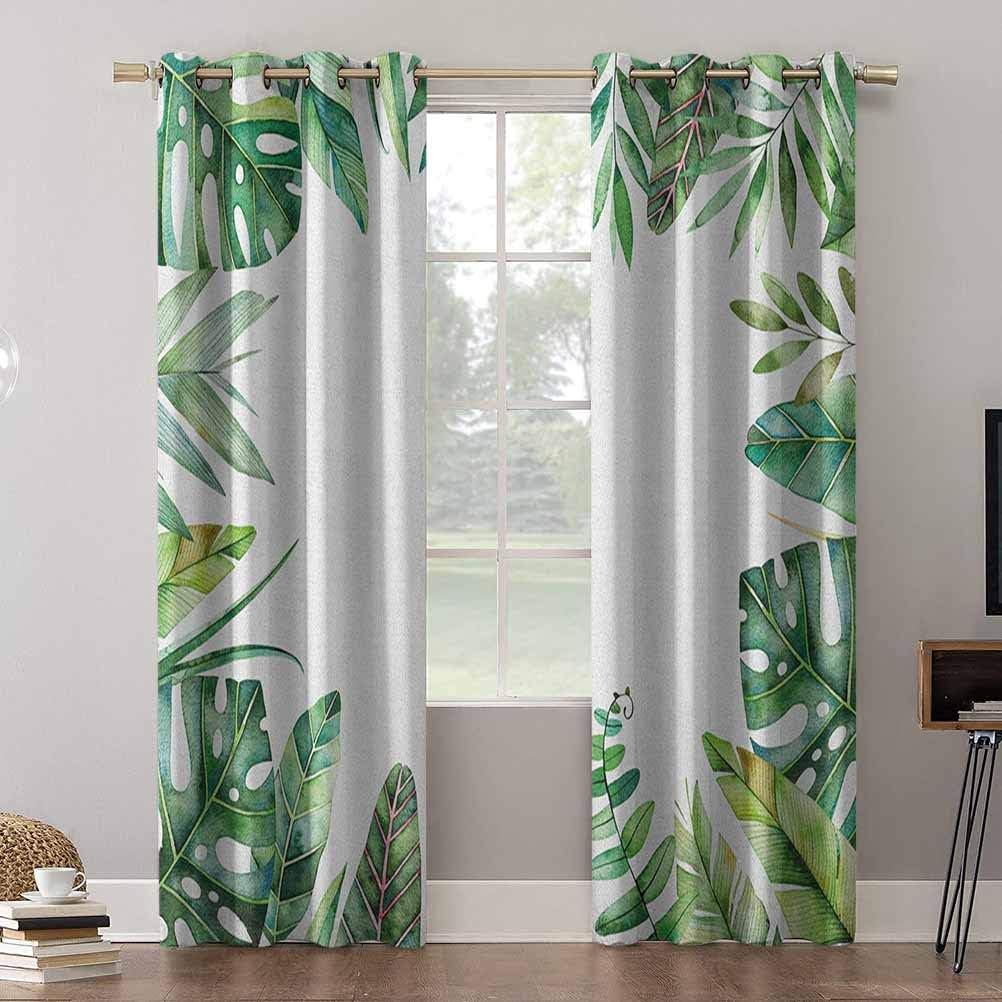 Amazon.com: Aishare Store Print Blackout Curtains 96 Inches Long