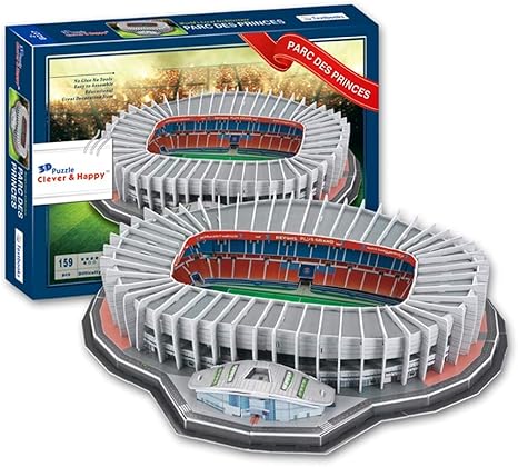 Sports Stadium 3d Model Paris Saint Germain Prince Park Stadium Model Souvenir Diy Puzzle 17 X 14 X 3 Amazon Co Uk Sports Outdoors