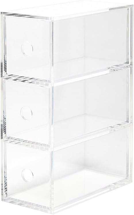 Muji Acrylic Cubby Box 3 Drawer Unit Amazon Ca Home Kitchen