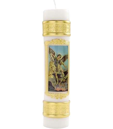 Amazon.com: 6 PCS Candle Saint Michael 7 Colors-SAN Miguel 7