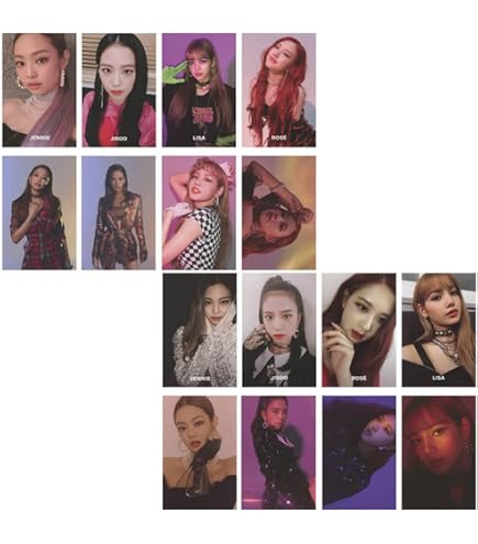 Lot De 55 Cartes Postales Jennie 'Mantra' - Version Laser - 88x57mm - Collection Fan Blink - K-Pop