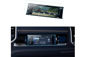 LANTU 2PCS Car Screen Protector for 2025 Dodge Ram 1500 Accessories Front Passenger Nano Touchscreen Protector Film HD Clear Bubble Free 10.25''