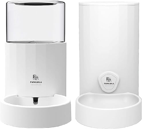 large dog food and water dispenser