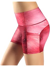 Munvot Women Running Workout Tights Yoga Shorts with Pockets