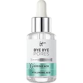 IT Cosmetics Bye Bye Pores 10% Glycolic Acid Face Serum - Visibly Minimizes Pores In 1 Week & Gently Exfoliates to Help Refine Skin’s Texture - With Hyaluronic Acid for Hydration -1 Fl. Oz
