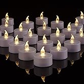 LED Battery Tea Light Candle- 100 Pack Flameless Candles Realistic and Bright Flickering tealight Long Lasting 200Hours for Holiday Celebration, Party, Home Decoration WarmWhite, Battery Operated