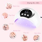 LKE 54W UV LED Nail Lamp 3 Timer Auto Sensor LCD USB Gel Polish Dryer view 3
