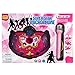 LilPals Princess Karaoke -Children's Toy Stand Up Microphone Play Set w/ Built-in MP3 Player, Speaker, Adjustable Height (Pink)