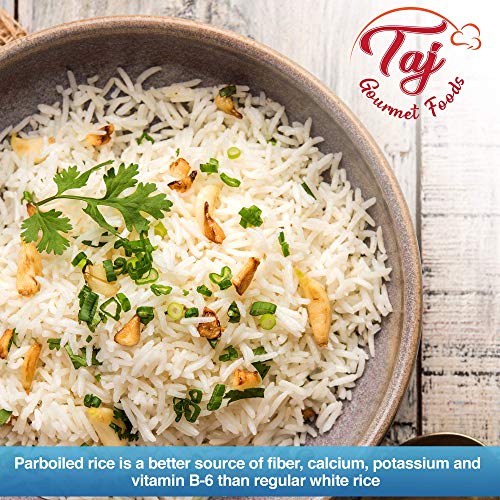 TAJ Gourmet Parboiled Golden Sella 1121 Basmati Rice, Extra Long Sela, 10Pounds Pricepulse