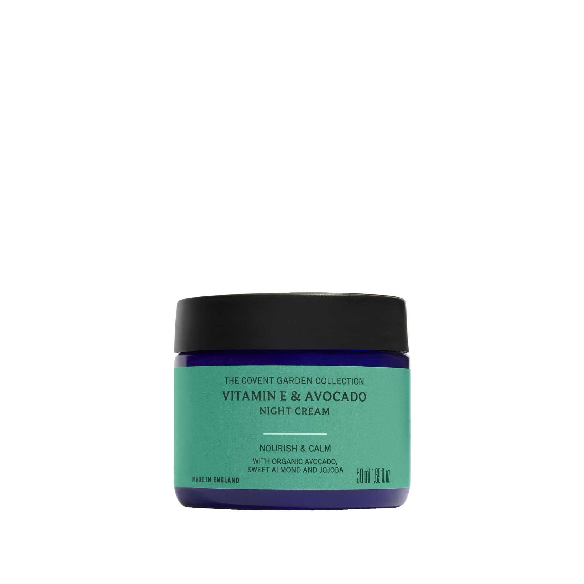 Neal's Yard Remedies Vitamin E & Avocado Night Cream, Deeply Moisturising & Replenishing, Face Moisturiser, Vegan & Cruelty-Free, 50g