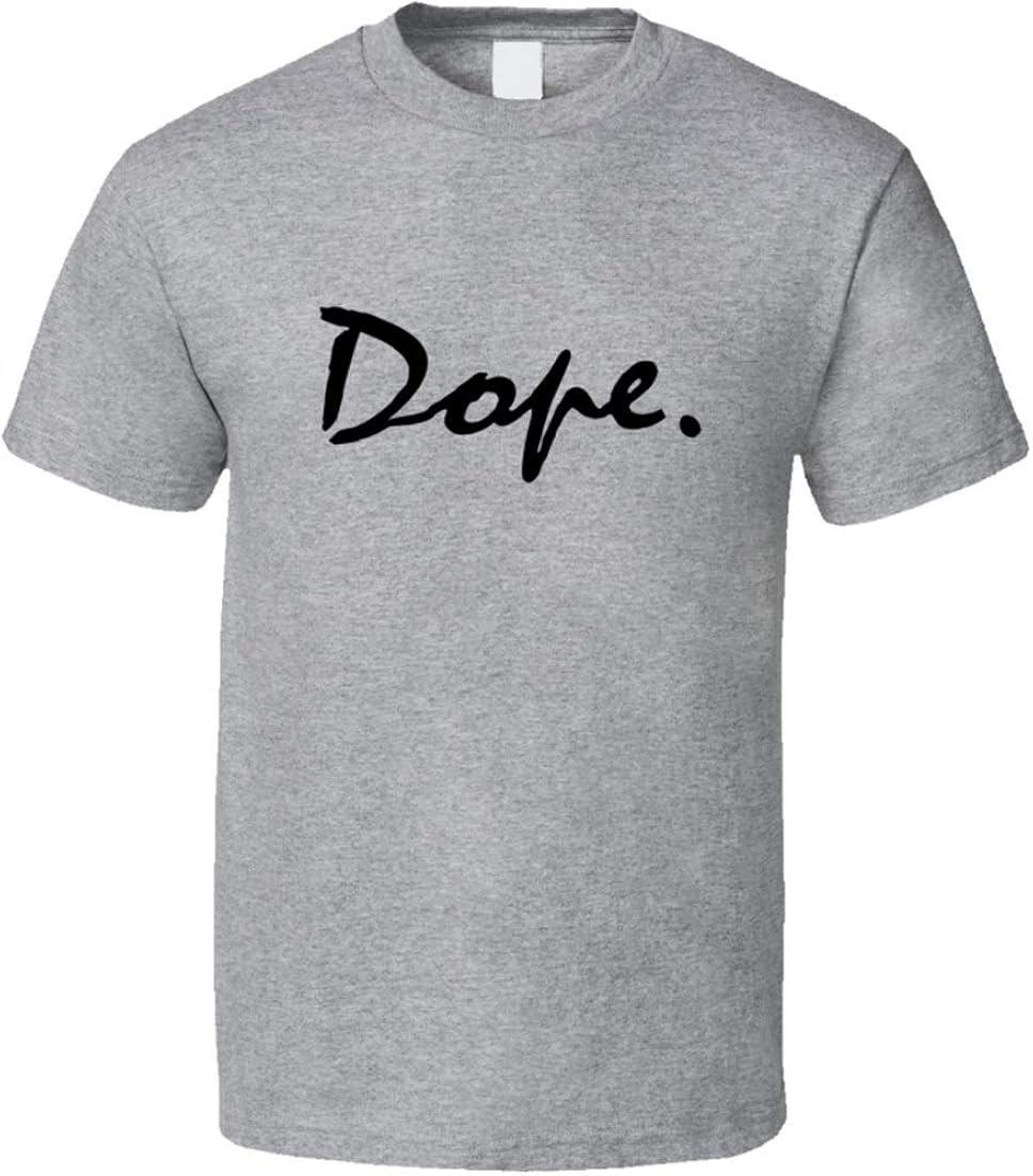 Dope Tee Trendy Fashion T Shirt Grey Amazon.co.uk Clothing