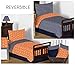 Sweet Jojo Designs Orange and Navy Blue Lamp Shade for Arrow Bedding Collection