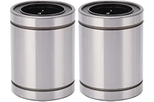 HYUDUO 2Pcs LM40UU Linear Ball Approx 60mm OD 40mm ID Bearings Steel Low Noise High Speed Cylinder Linear Bearings for 3D Printers EPE Equipment Agricultural Machinery