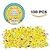 Party Packs Favors for Kids - 130 Pc EMOJI Toy Assortment for Boys and Girls – Bulk Emoticon Small Toys for Birthday Goody Bags, Games Prizes, Pinata Fillers, Toy Chests