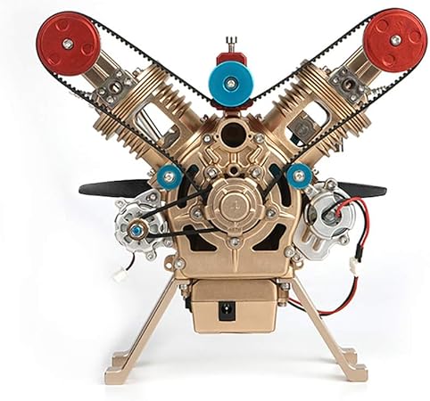 Amazon V2ダブルシリンダーエンジンモデルフルメタルアセンブリガソリンエンジンdiyカーミニエンジン最高のおもちゃギフト 2気筒 立体パズル おもちゃ Amazon V2ダブルシリンダーエンジンモデルフルメタルアセンブリガソリンエンジンdiyカーミニエンジン最高のおもちゃギフト 2気筒 立体パズル おもちゃ