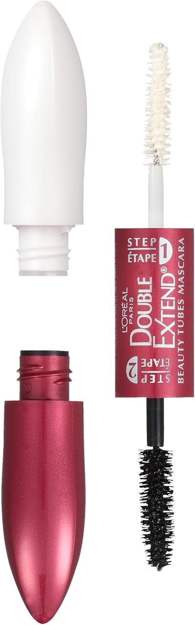 L'Oreal Paris Double Extend Beauty Tubes Mascara Black - 80% Longer Lashes