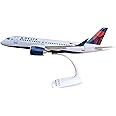 Flight Miniatures Delta (07-Cur) A220-100 1:100 Scale - Plastic Snap-Fit Model Airplane - Collectible Replica of Delta Airlines Aircraft - Part# AAB-22010C-001