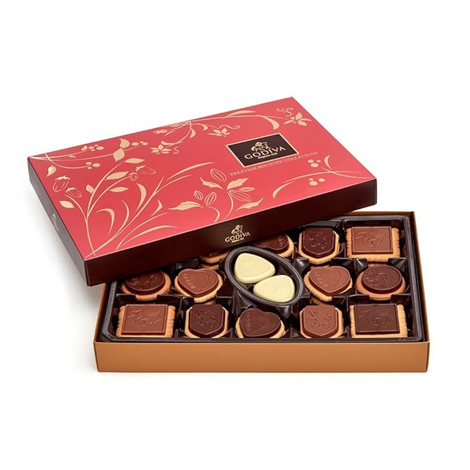 Amazon Com Godiva Chocolatier Assorted Chocolate Biscuit Gift