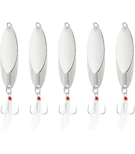 Cuillères De Pêche 2oz Lot De 5 Cuillères De Pêche Flutter